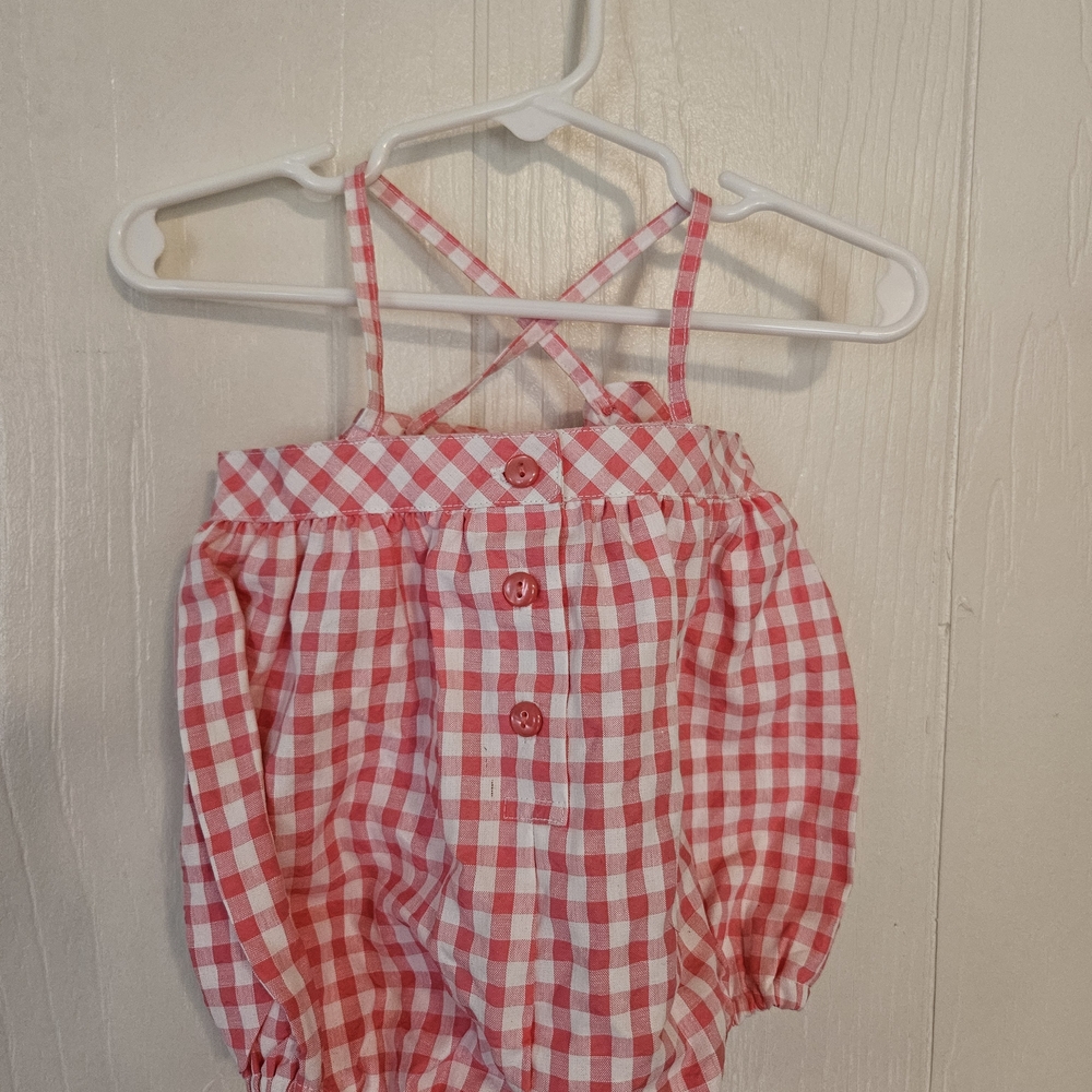 Pink Gingham Kids Bottoms